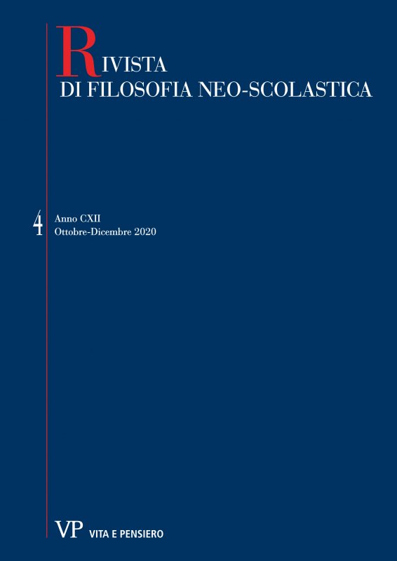 RIVISTA DI FILOSOFIA NEO-SCOLASTICA - 2020 - 4
